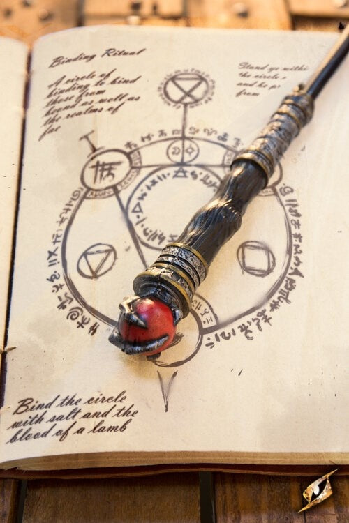 Zauberstab Eldritch, schwarz