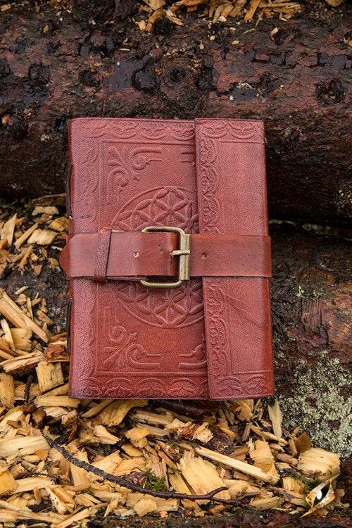 Leather diary Burgos, large