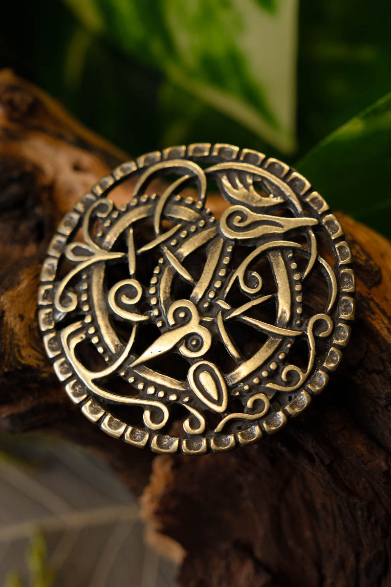 Vikingebæltebeslag Pitney, sølvfarvet