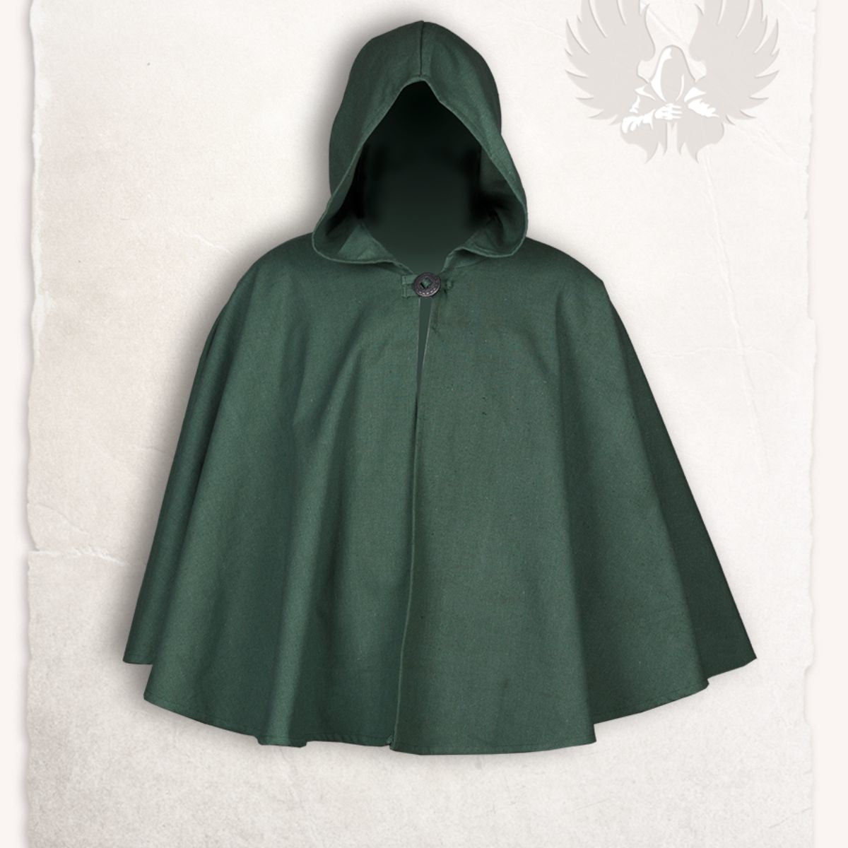 Medieval cape Kim, olive green