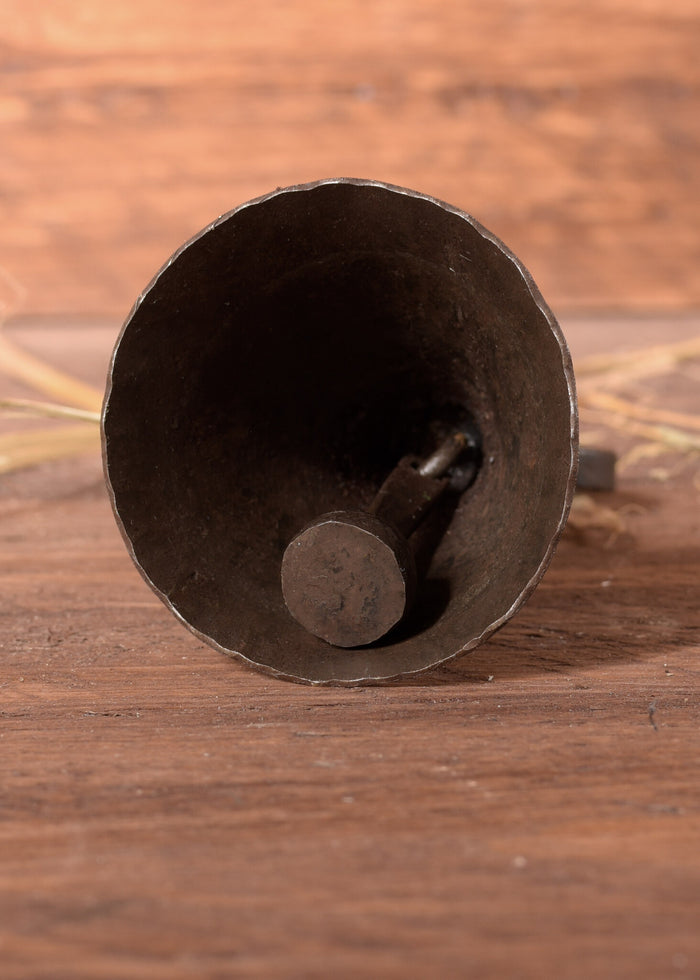 Hand-forged iron bell