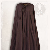 Medieval cloak Rudolf, wool blend, brown