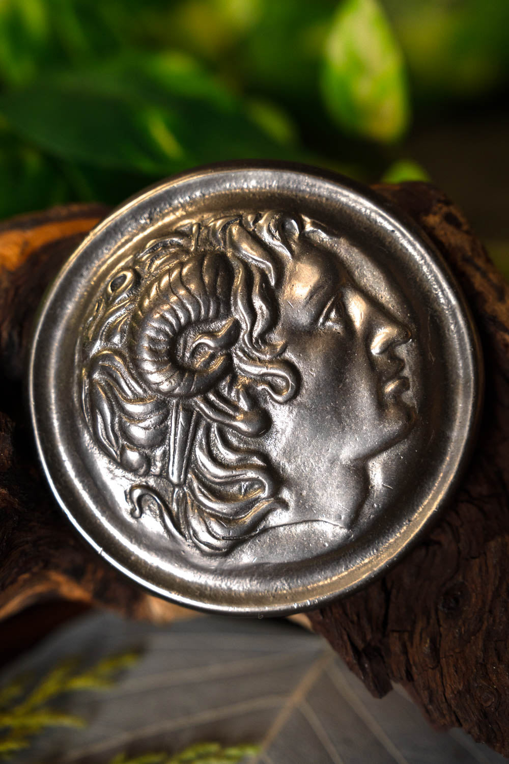 Roman phalera Alexander the Great horns of Ammon