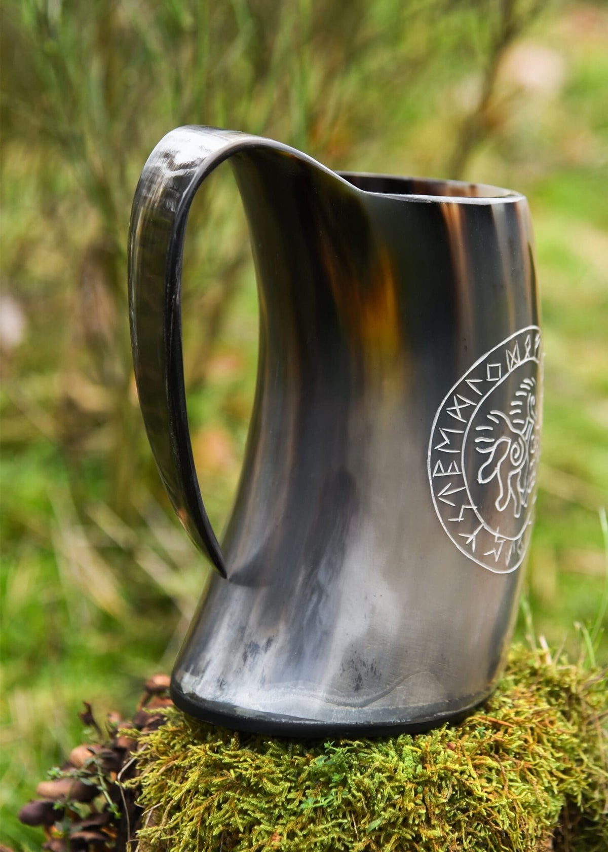 Horn drinking mug Sleipnir, 650-1000 ml