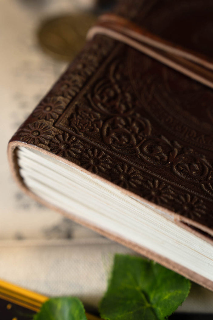 Leather journal knight