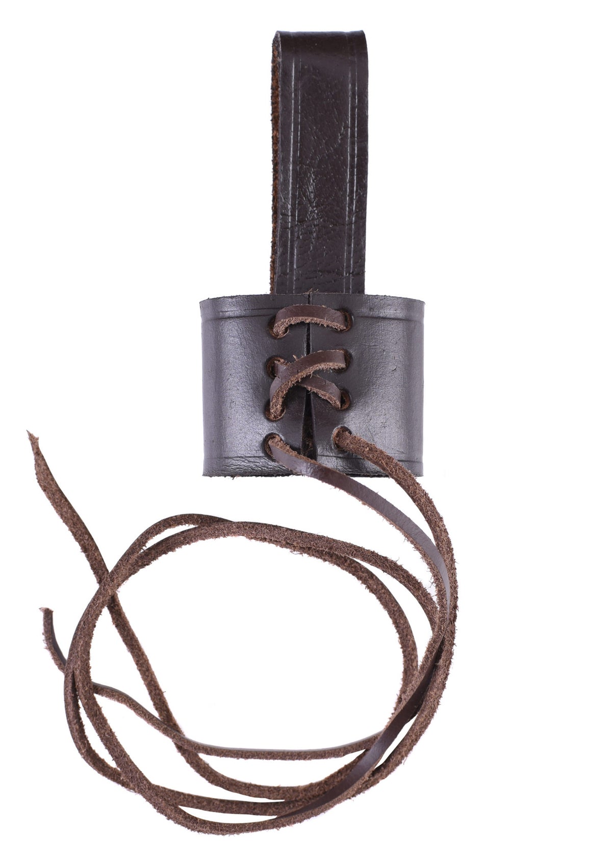 Belt holder for dagger, brown