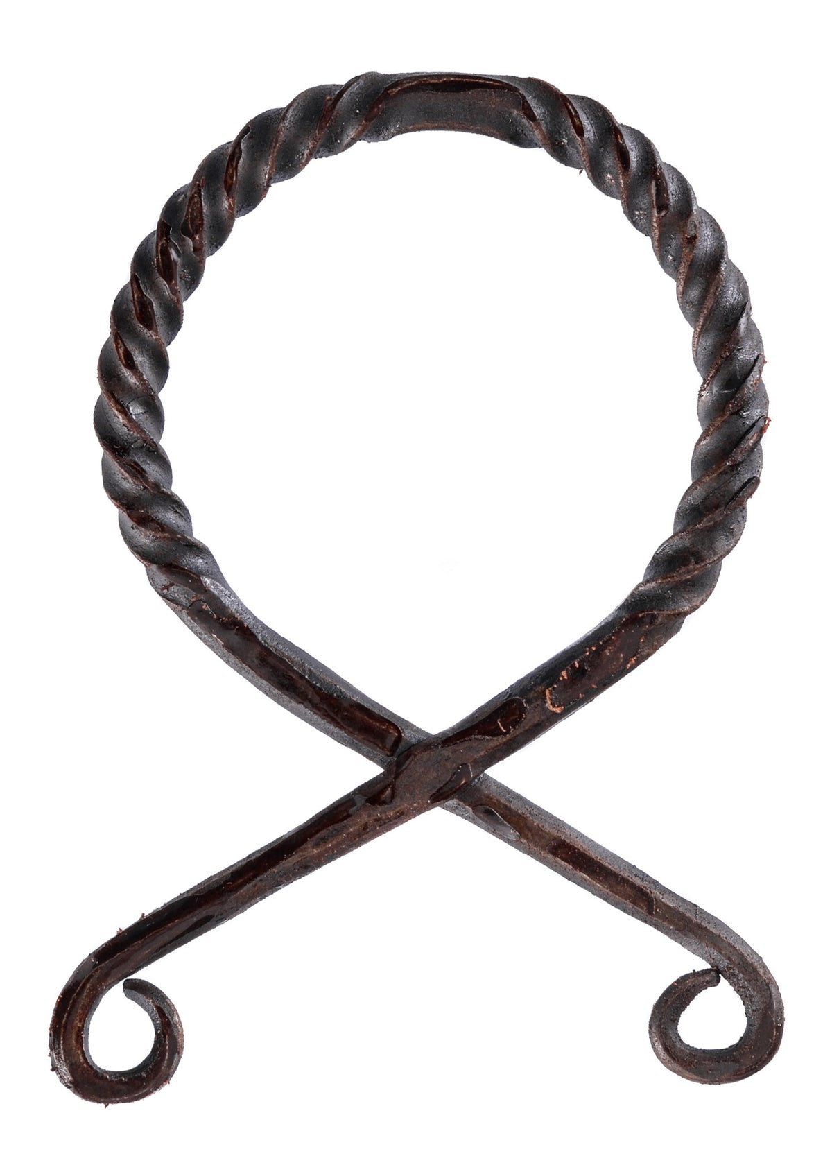 Twisted troll cross, iron