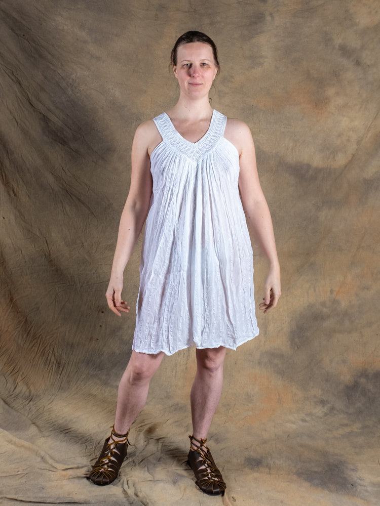 Goddess Dress Hera, short, white