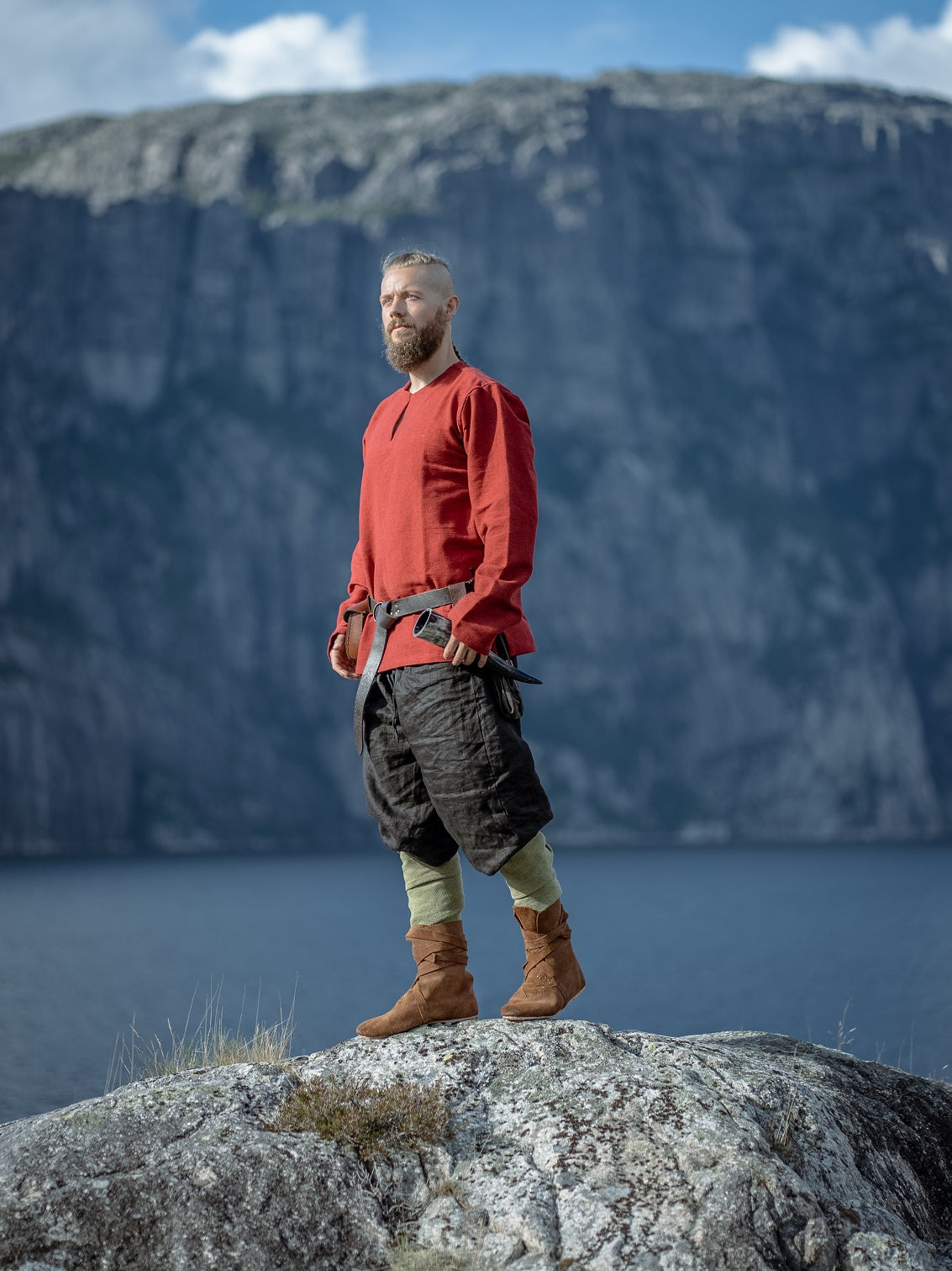 Viking tunic Hans, red