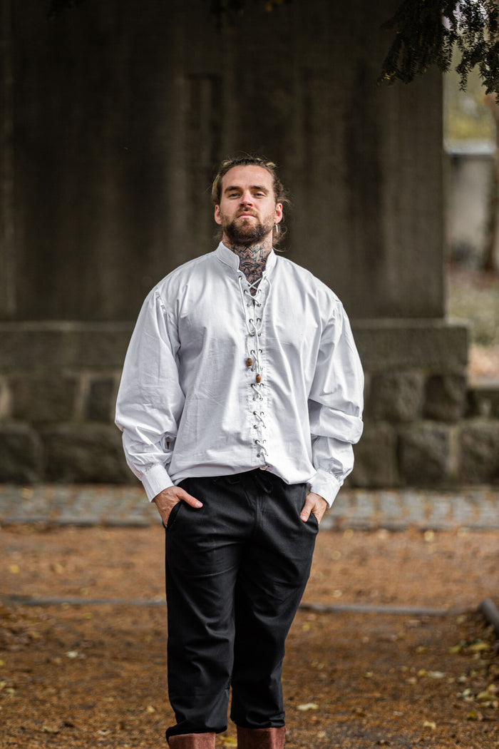 Medieval shirt Dagwin, white