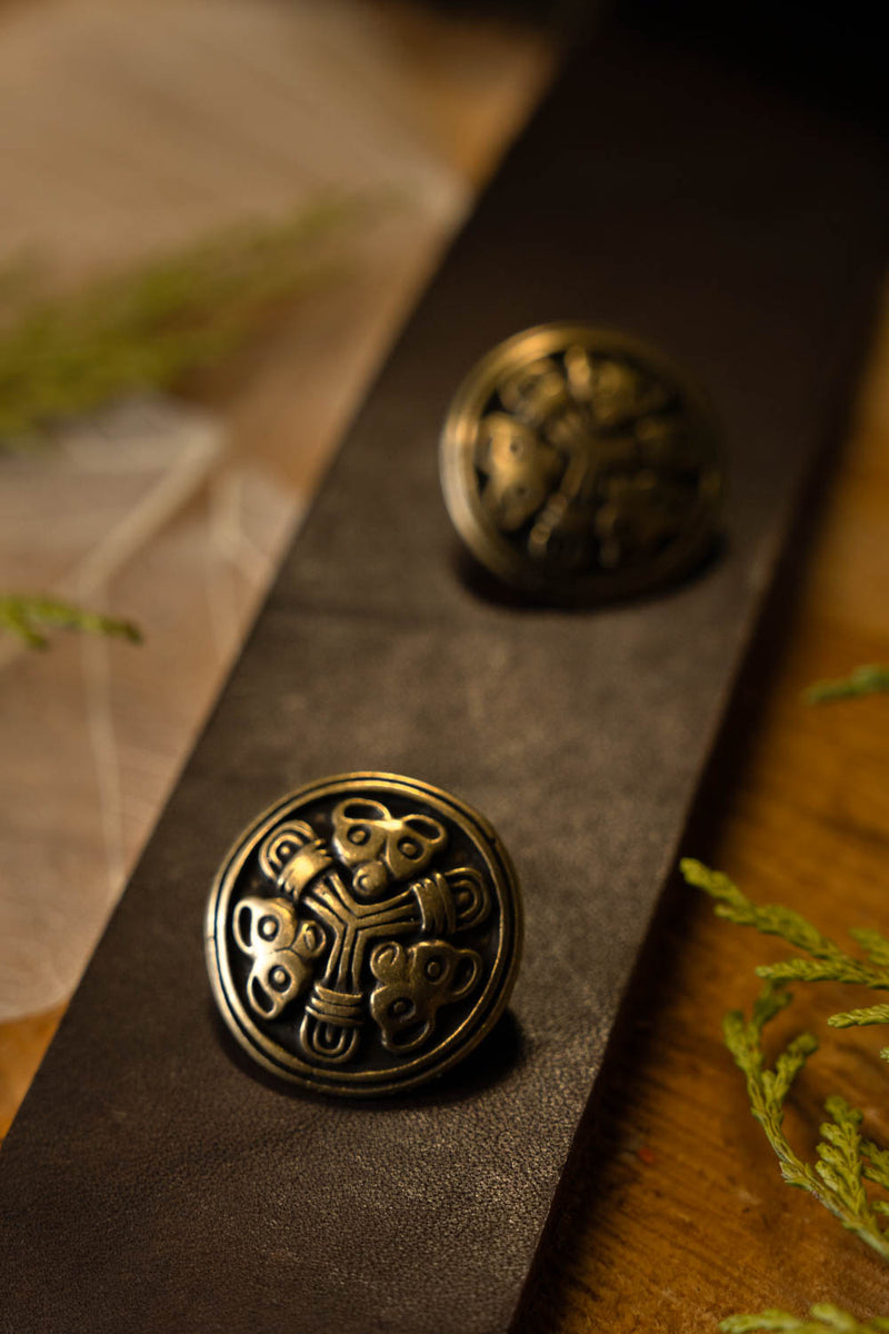 Lederriemen, braun, 4 × 180–190 cm