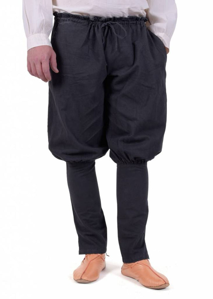 Viking trousers Floki, black
