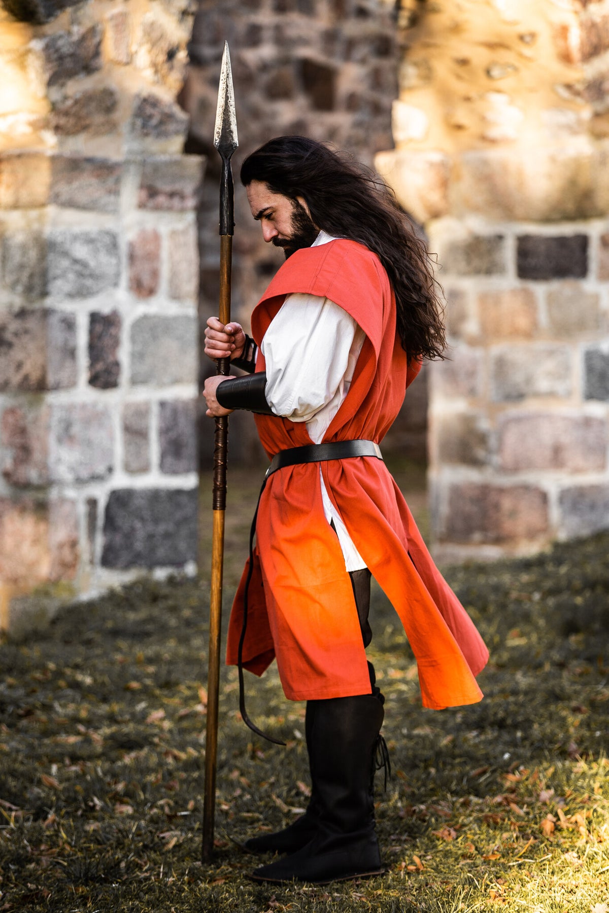 Surcoat men, red