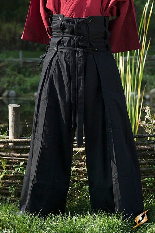 Samurai trousers, black