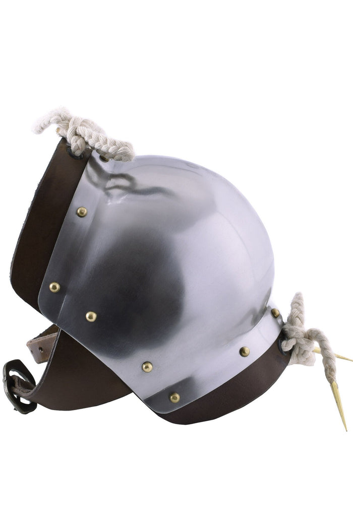Steel poleyns, knee armour, 1.6 mm