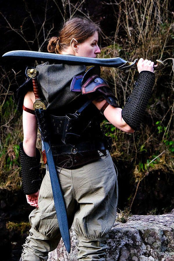 Connor brassards en maille, canons d'avant-bras, patiné, 8 mm