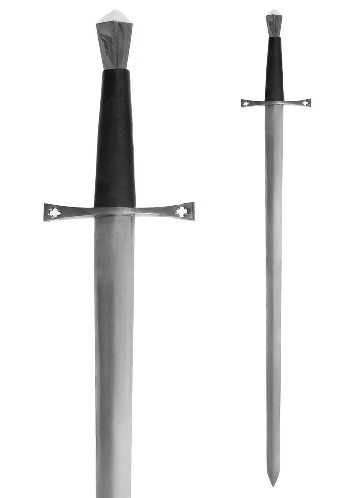 Medieval single-handed knight sword, semi-sharp