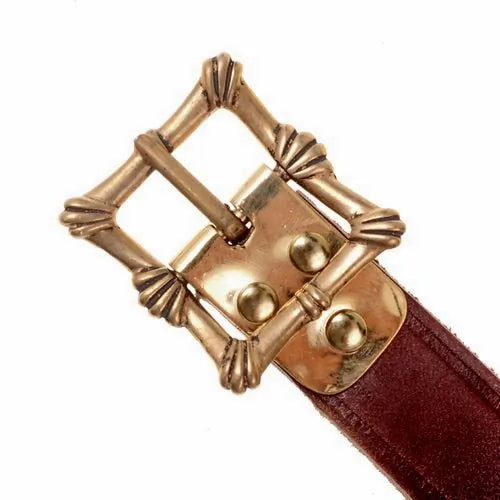 15th century Lancaster belt, 160 cm, brown