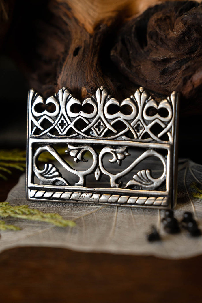 Belt end Rogier van der Weyden, silvered