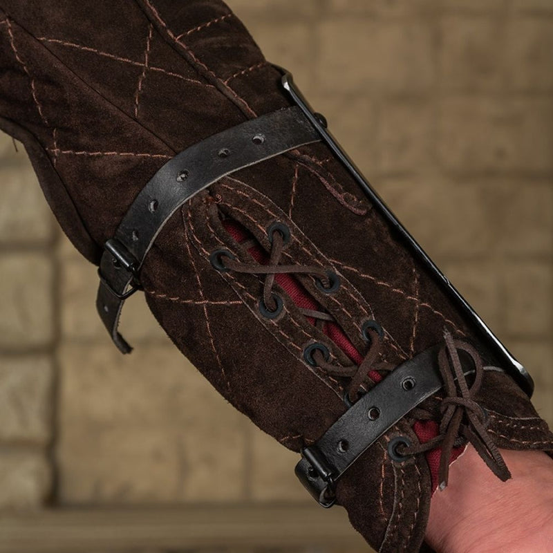 Markward bracers, underarm guards, black, 1.2 mm