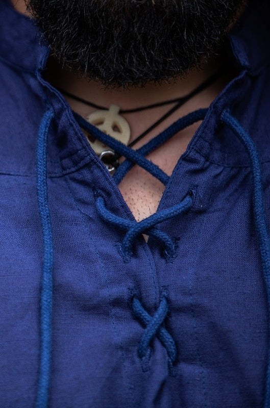 Medieval shirt Louis, blue