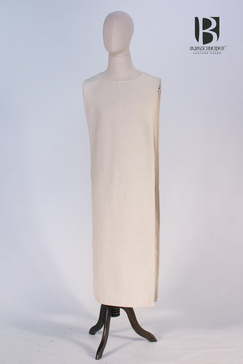 Średniowieczny tabard / płaszcz wierzchni, biały