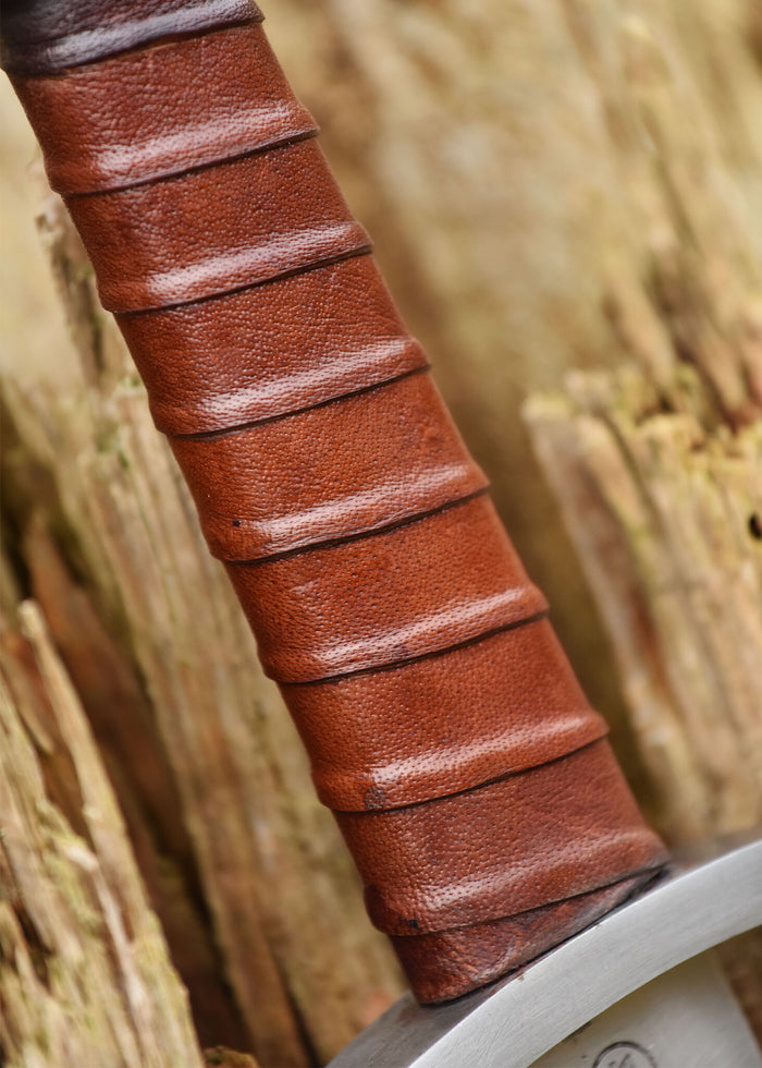 Viking sword with lobed pommel, long, blunt (battle-ready)