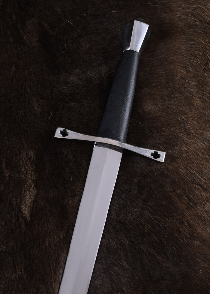 Medieval single-handed knight sword, semi-sharp