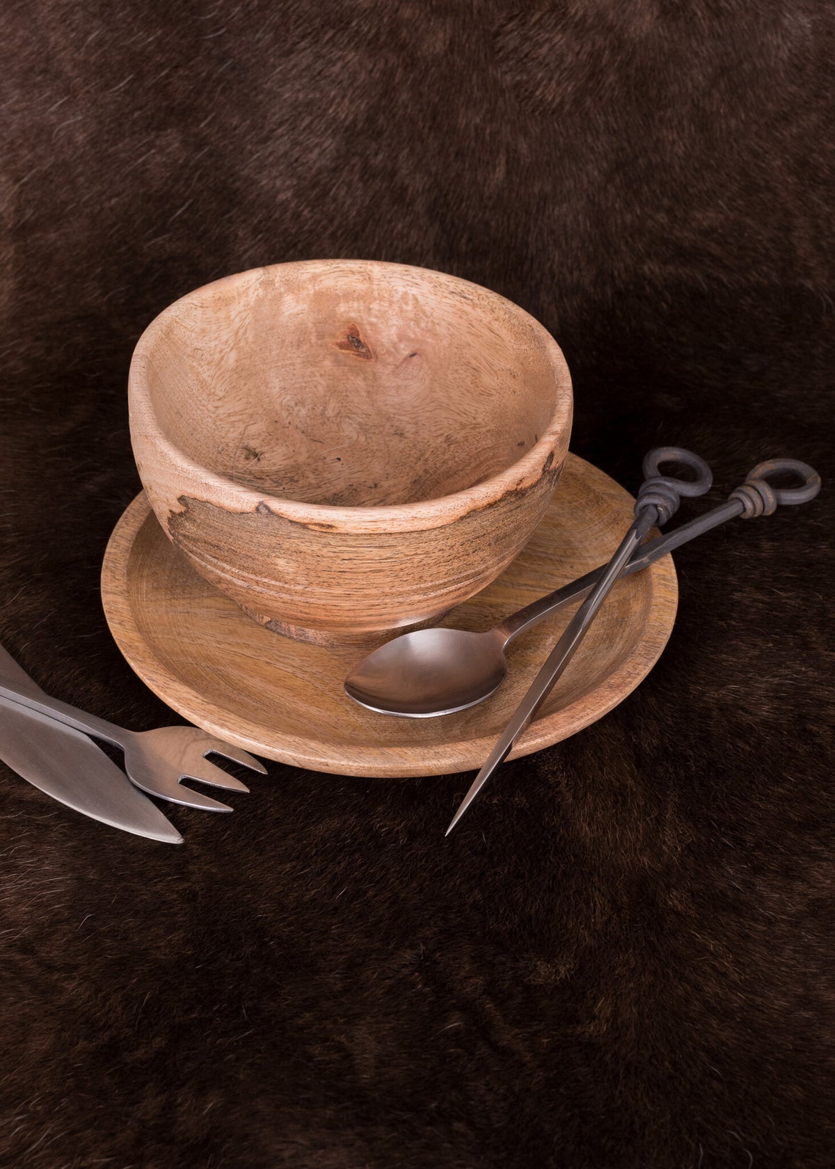 Medieval cutlery set stainless steel