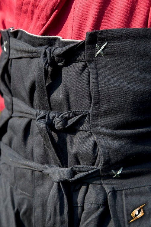 Samurai trousers, black