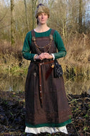 Hängerock Alva, fiskbensmönster, grön