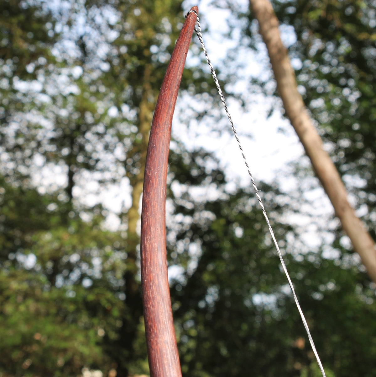 Marksman bow re-enactment / LARP, 70" (178 cm) dark brown, 25 lbs
