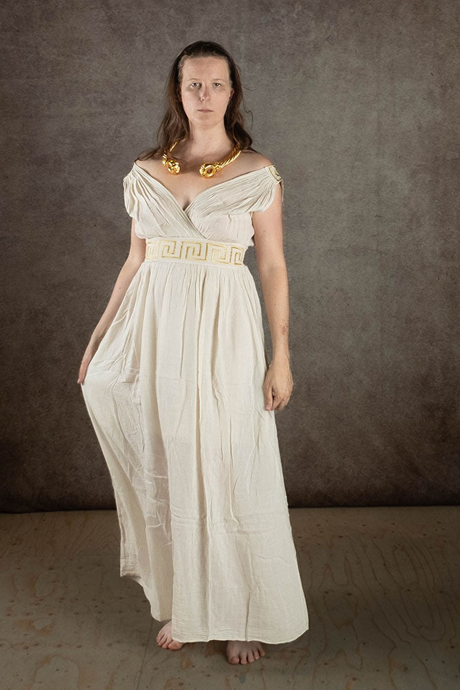 Goddess dress Penelope, cream