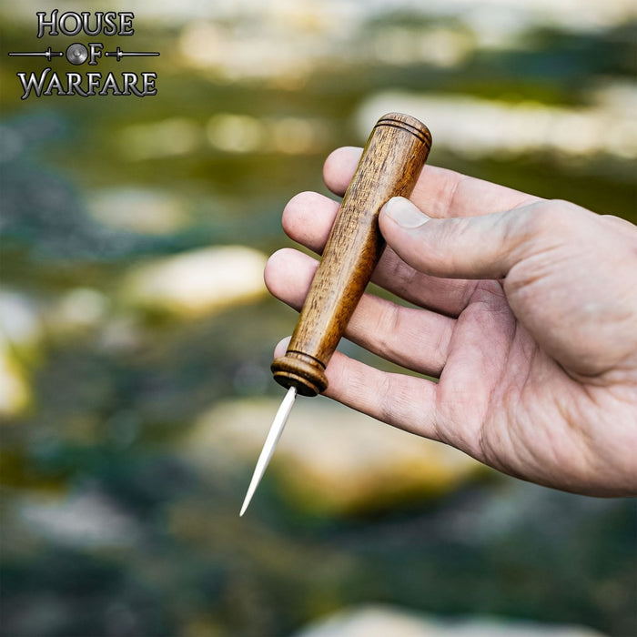 Early medieval leather awl Birka