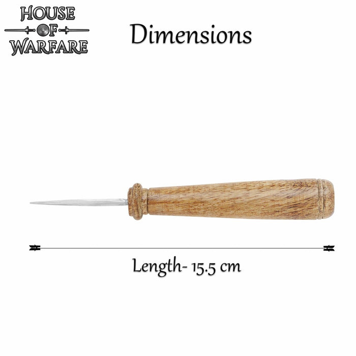 Early medieval leather awl Birka
