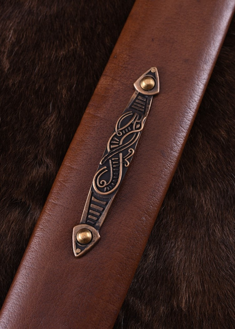 Viking sword island Eigg, leather grip, semi-sharp
