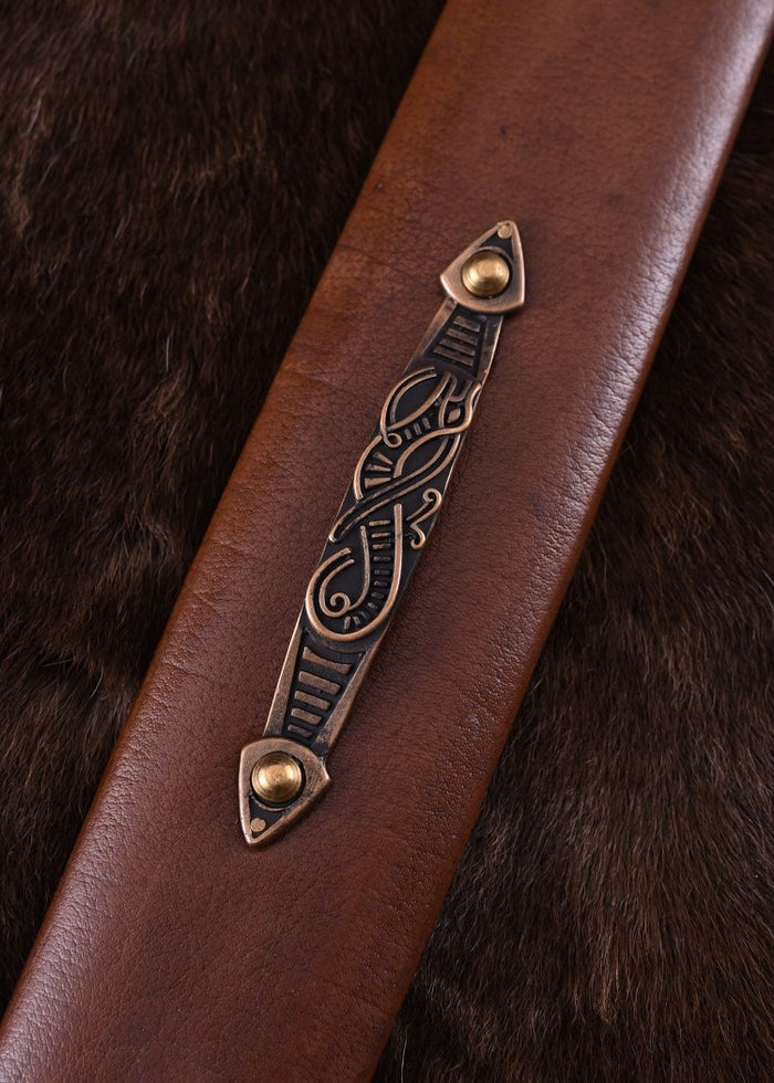 Viking sword island Eigg, leather grip, semi-sharp