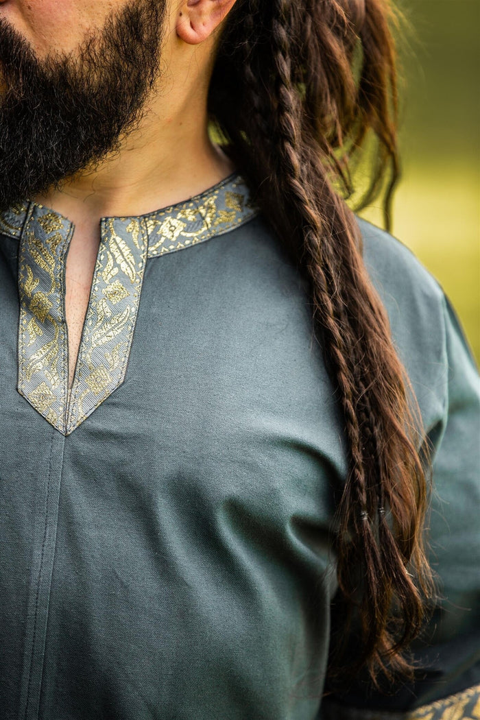 Germanic Thorsberg tunic Alfred, blue