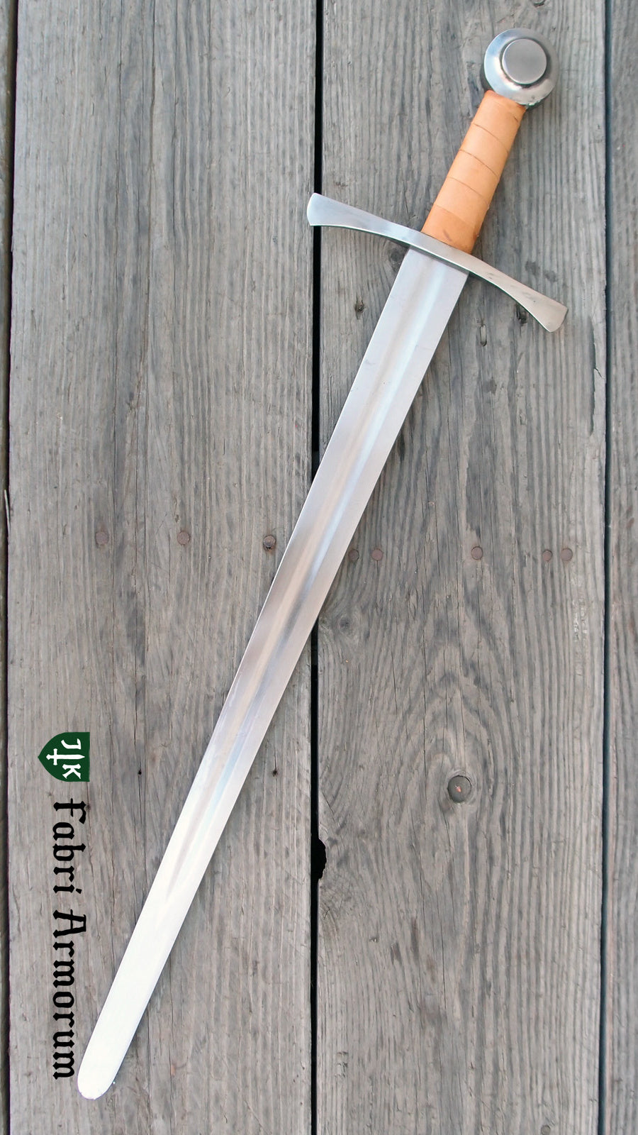 Reenactment archer's sword, blunt (battle-ready)
