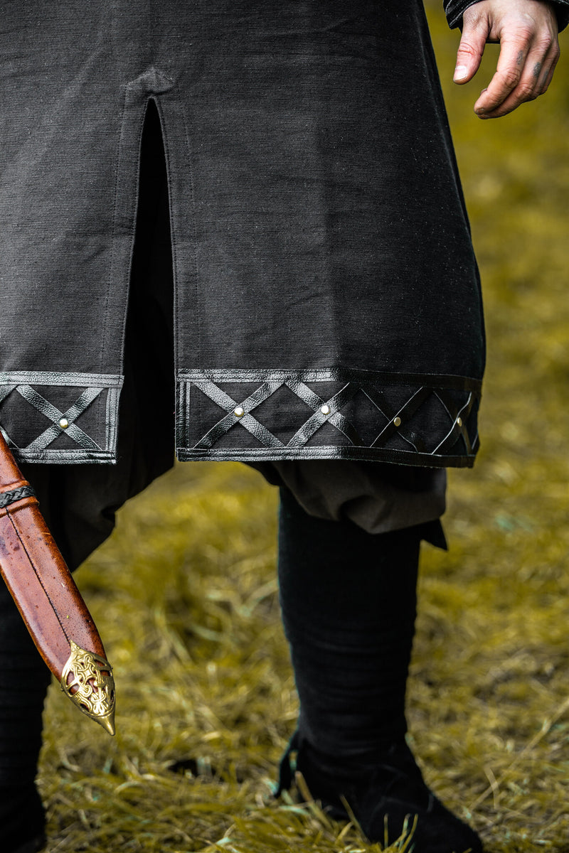 Viking tuniek Farulfr, zwart