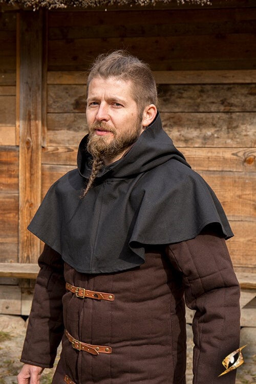 Medieval chaperon Walt, black