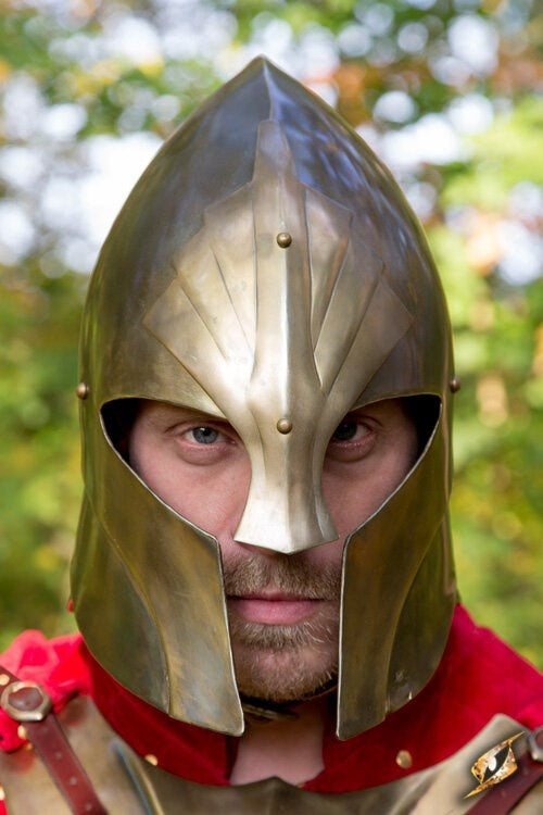 Helmet Illumine, brass colour, 1-1.2 mm