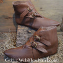 Scarpe a punta (punters), 1200–1400, marroni