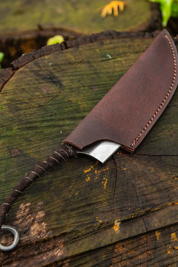 Celtic knife Glen, L, stainless steel, semi-sharp