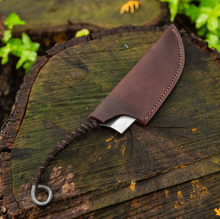 Celtic knife Glen, L, stainless steel, semi-sharp