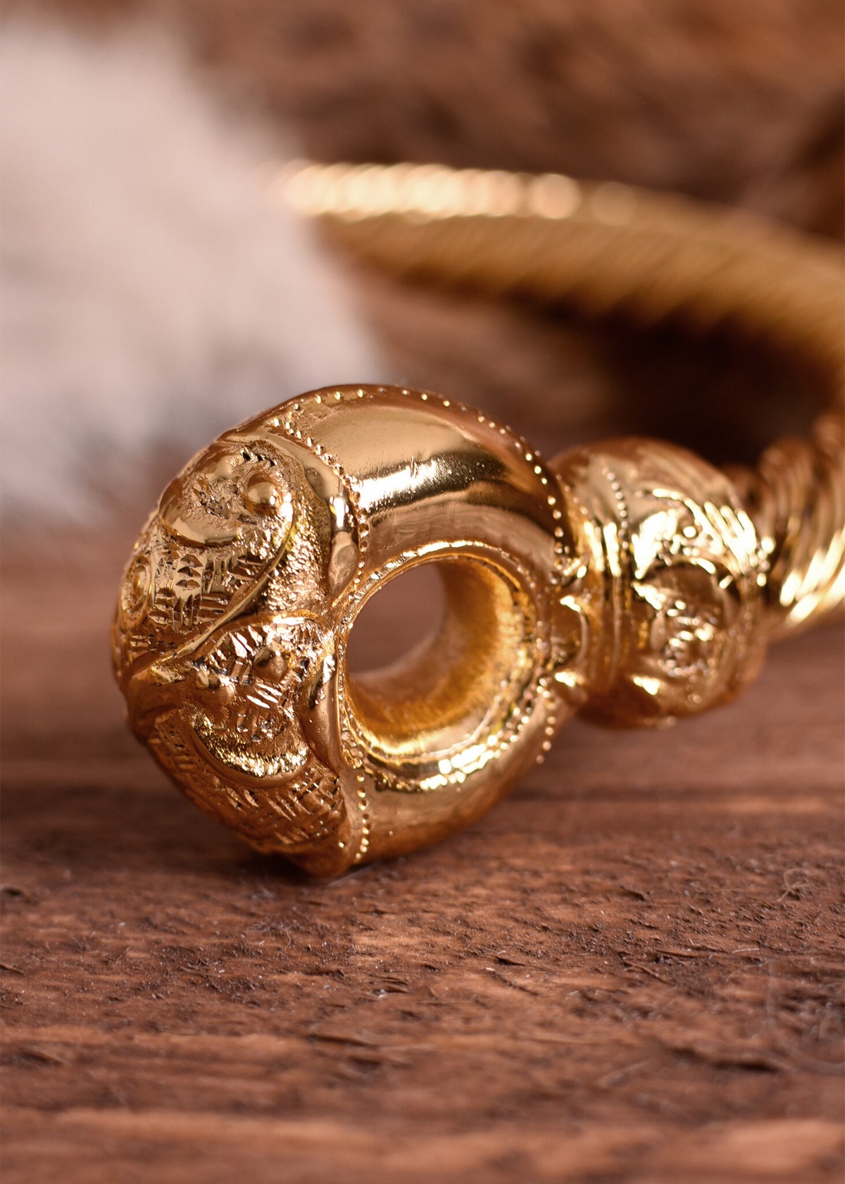 Snettisham torque replica, brass