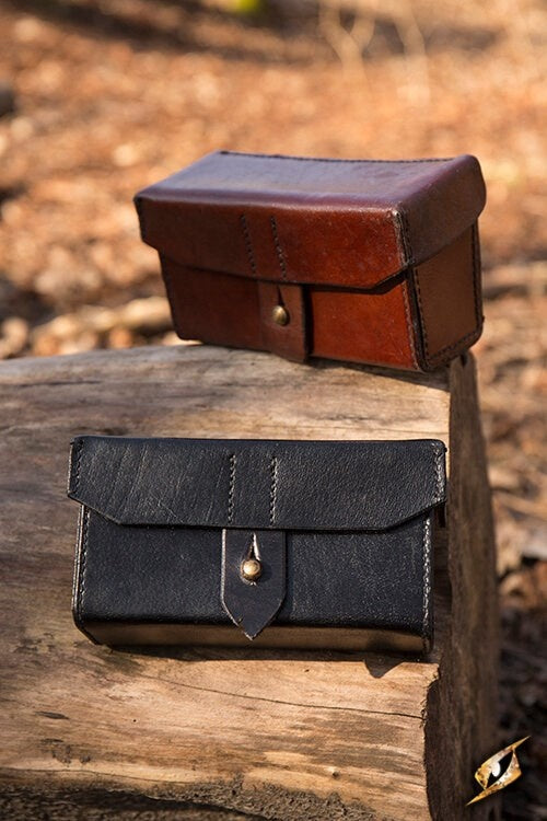 Imperial leather bag, brown