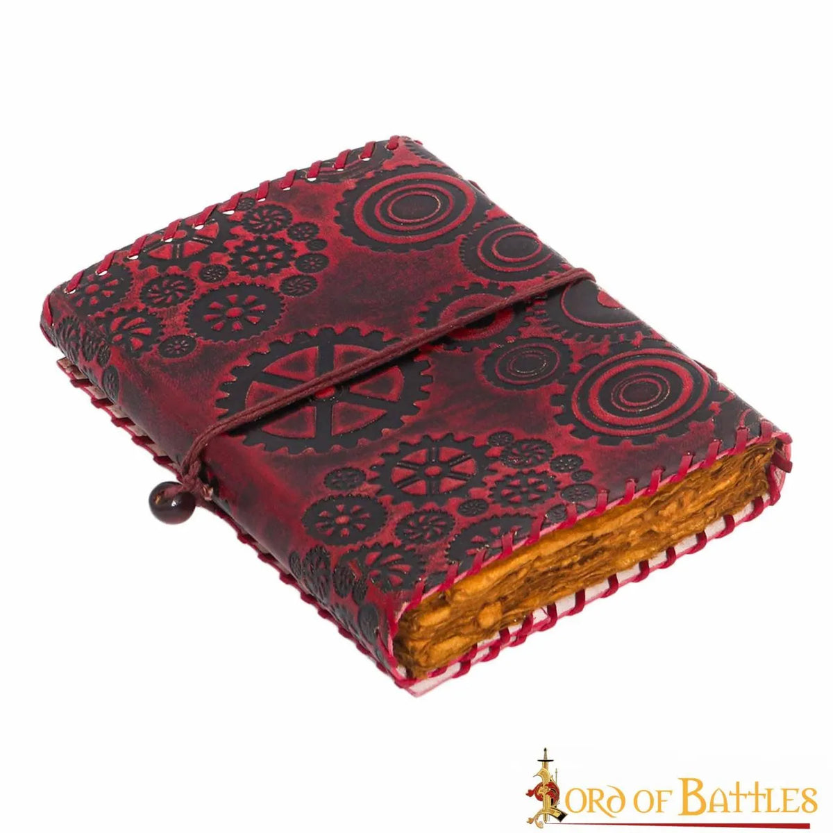 Leather book Steampunk, antique pages