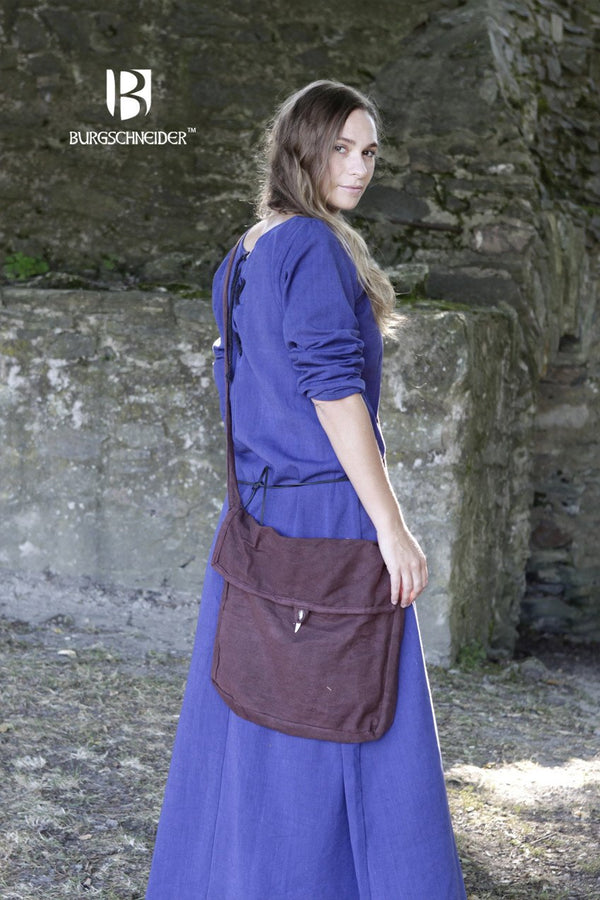 Medieval bag Ehwaz, brown