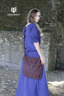 Medieval bag Ehwaz, brown